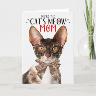 Cartes Pour Fêtes Annuelles Cornish Rex Cat pour maman pour la fête des mères