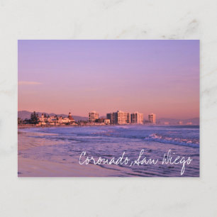 Cartes Pour Fêtes Annuelles Coronado au coucher du soleil