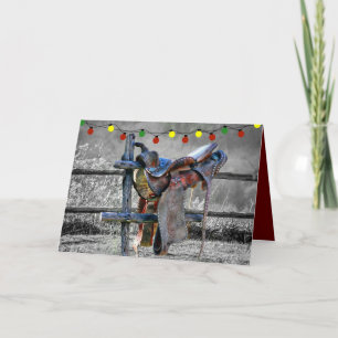 Cartes Pour Fêtes Annuelles Corral Fence Western
