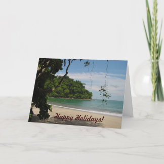 Cartes Pour Fêtes Annuelles Costa Rica Beach Paradise