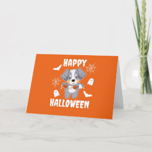 Cartes Pour Fêtes Annuelles Costume de chien pour Halloween pour Berger Austra