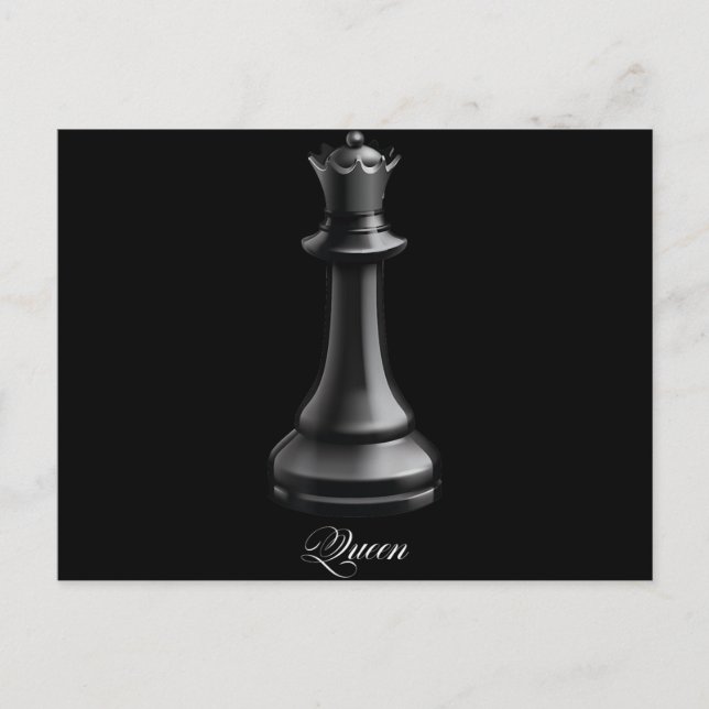 Cartes Pour Fêtes Annuelles Costume de pièce d'échecs de reine Halloween amate (Devant)