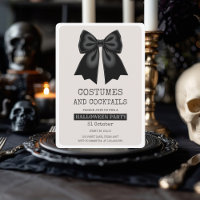 Costume d'Halloween élégant et soirée Cocktail