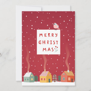 Cartes Pour Fêtes Annuelles Cosy Christmas Village - Une Merveilleuse Wonderla