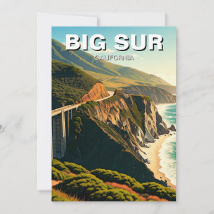Cartes Pour Fêtes Annuelles Côte centrale de Big Sur Californie