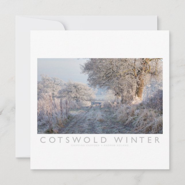 Cartes Pour Fêtes Annuelles Cotswold Winter (Devant)
