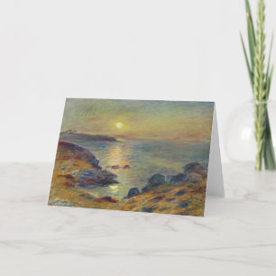 Cartes Pour Fêtes Annuelles Coucher de soleil à Douarnenez