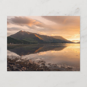 Cartes Pour Fêtes Annuelles Coucher de soleil de loch