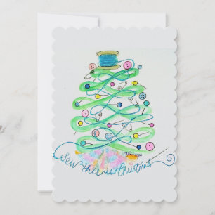 Cartes Pour Fêtes Annuelles Coudre c'est Noël