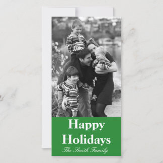 Cartes Pour Fêtes Annuelles Couleur verte G06