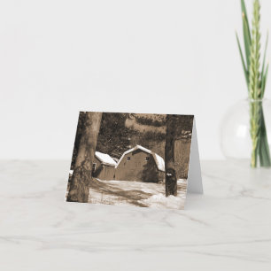 Cartes Pour Fêtes Annuelles Country Barn