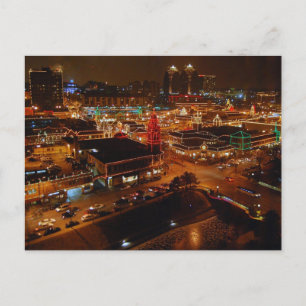 Cartes Pour Fêtes Annuelles Country Club Plaza, Kansas City, Lumières de vacan