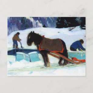 Cartes Pour Fêtes Annuelles Coupe de glace, Clarence Gagnon