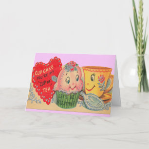 Cartes Pour Fêtes Annuelles Coupe de Thé Valentine