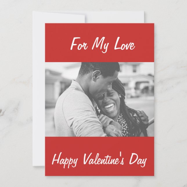 CARTES POUR FÊTES ANNUELLES COUPLE AFRO-AMÉRICAIN SAINT-VALENTIN (Devant)