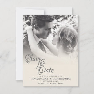 Cartes Pour Fêtes Annuelles Couple mariage en monochrome