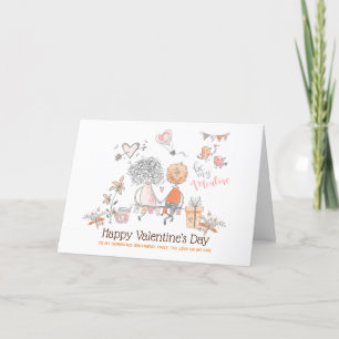 Cartes Pour Fêtes Annuelles Couple mignon Soyez Mon Valentine Accueil Personna