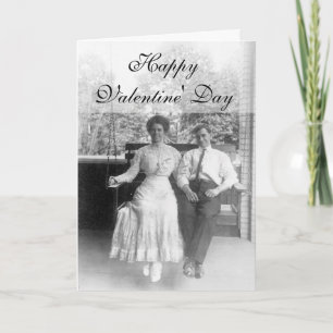 Cartes Pour Fêtes Annuelles Couple victorien