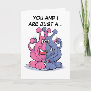 Cartes Pour Fêtes Annuelles Couples de crétin