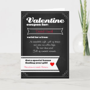 Cartes Pour Fêtes Annuelles coupon gratuit Valentine