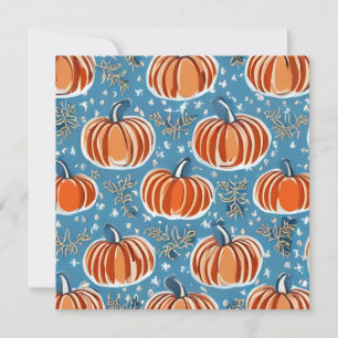 Cartes Pour Fêtes Annuelles Courge d'hiver