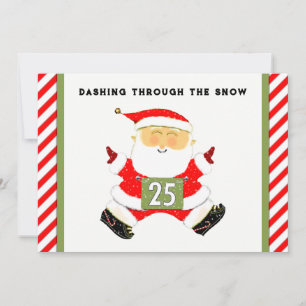 Cartes Pour Fêtes Annuelles Courir Noël à thème