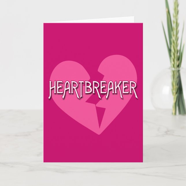 Cartes Pour Fêtes Annuelles COURRIER avec coeur brisé (Devant)