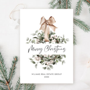 Cartes Pour Fêtes Annuelles Courrier de Noël de Bohême Salutation d'entreprise
