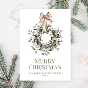 Cartes Pour Fêtes Annuelles Courrier de Noël de Bohême Salutation d'entreprise