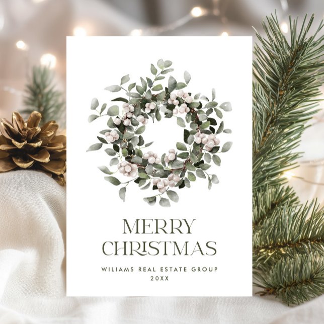 Cartes Pour Fêtes Annuelles Courrier de Noël de Bohême Salutation d'entreprise (Créateur téléchargé)