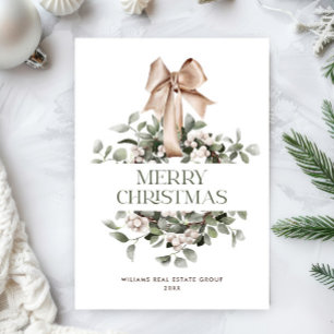 Cartes Pour Fêtes Annuelles Courrier de Noël de Bohême Salutation d'entreprise