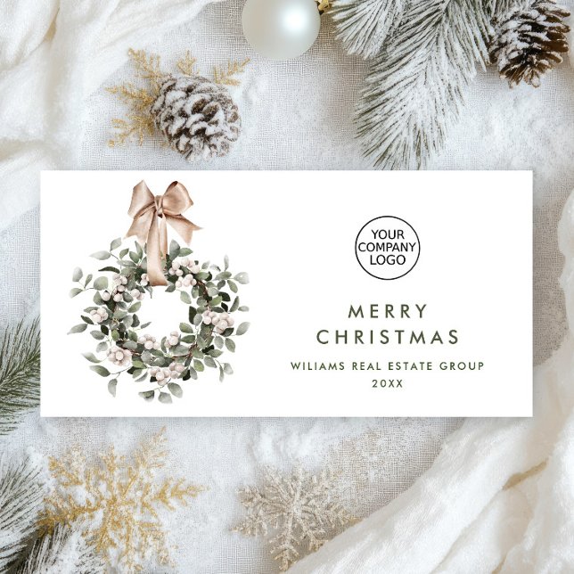Cartes Pour Fêtes Annuelles Courrier de Noël de Bohême Salutation d'entreprise (Créateur téléchargé)