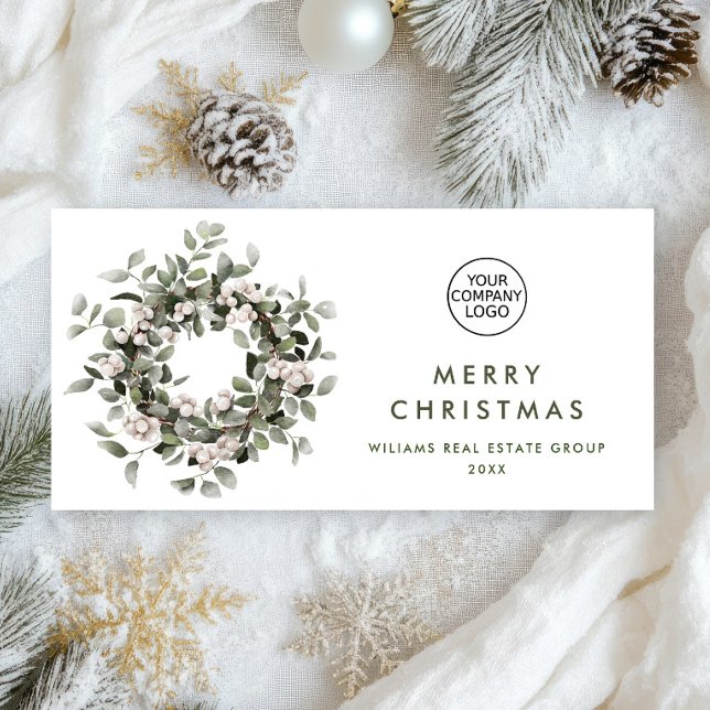 Cartes Pour Fêtes Annuelles Courrier de Noël de Bohême Salutation d'entreprise (Créateur téléchargé)