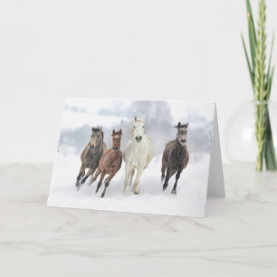 Cartes Pour Fêtes Annuelles Courses d'hiver