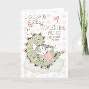 Cartes Pour Fêtes Annuelles Cousin Dinosaur Bisses Stegosaurus Valentine