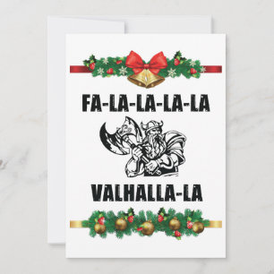 Cartes Pour Fêtes Annuelles Coussin de jet Valhalla de Noël