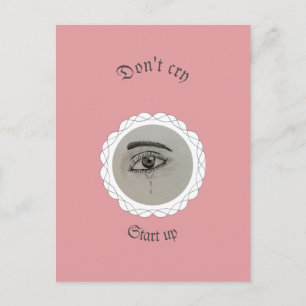 Cartes Pour Fêtes Annuelles Coussin de lancer œil qui pleure