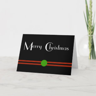 Cartes Pour Fêtes Annuelles Coutume de Joyeux Noël d'art déco