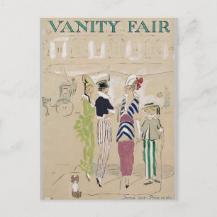 Cartes Pour Fêtes Annuelles Couverture de magazine Vintage Vanity Fair
