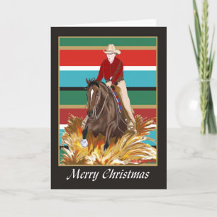 Cartes Pour Fêtes Annuelles Cowgirl