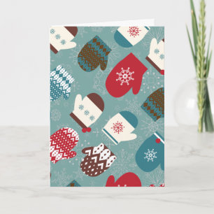 Cartes Pour Fêtes Annuelles Cozy Christmas Mittens