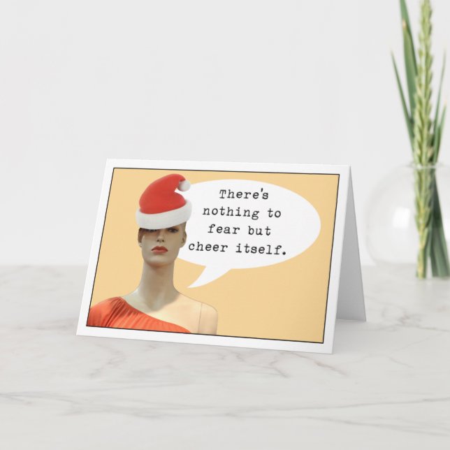 Cartes Pour Fêtes Annuelles Crainte d'acclamation (Devant)