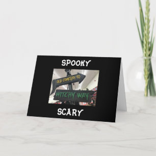CARTES POUR FÊTES ANNUELLES **CRAINTE ÉFFRAYANTE** NE T'INQUIÈTE PAS, JE VAIS 