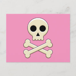 Cartes Pour Fêtes Annuelles Crâne avec os