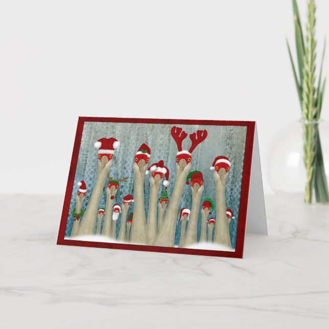 Cartes Pour Fêtes Annuelles CraneDeer 2.0 (Devant)