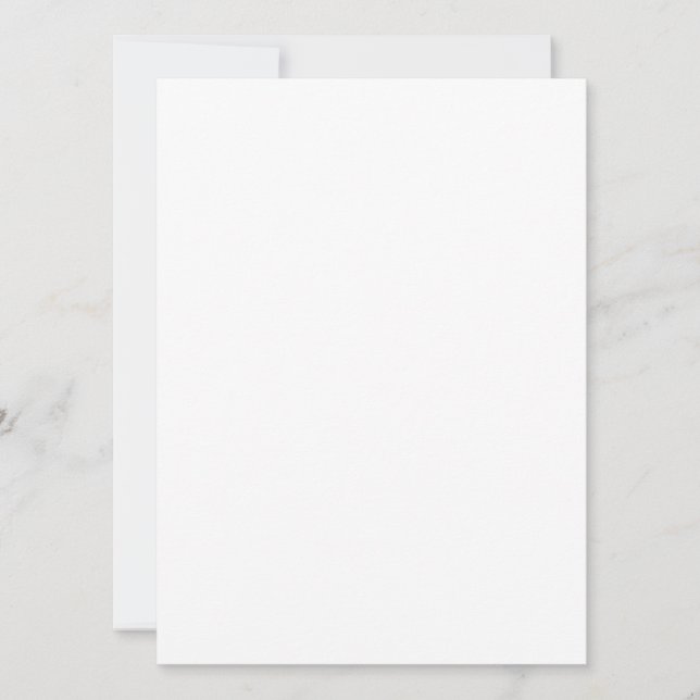 Cartes Pour Fêtes Annuelles Create Your Own white simple (Devant)
