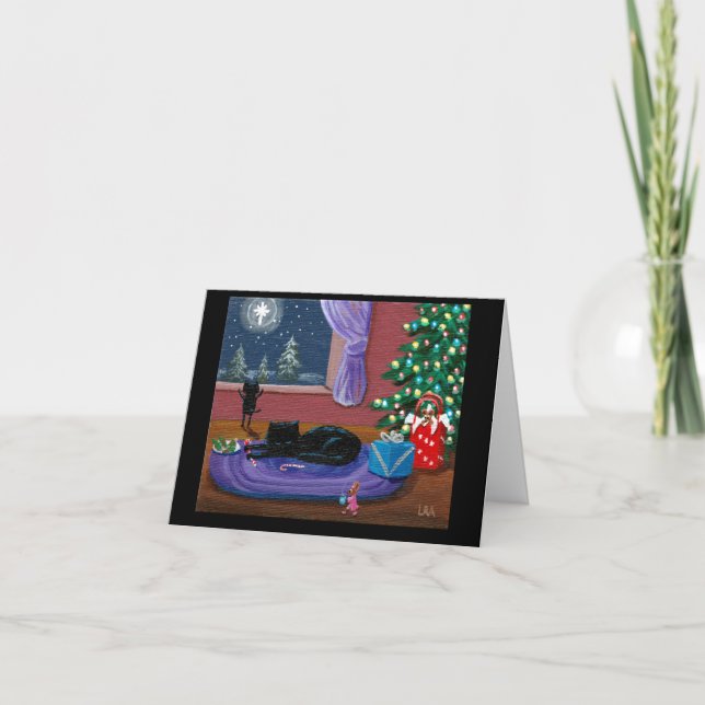 Cartes Pour Fêtes Annuelles Créationschats de Noël (Devant)