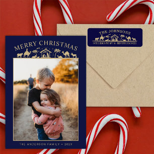 Cartes Pour Fêtes Annuelles Crèche Enfant Jésus Christ