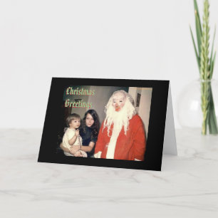 Cartes Pour Fêtes Annuelles Creepy Santa Christmas Cards