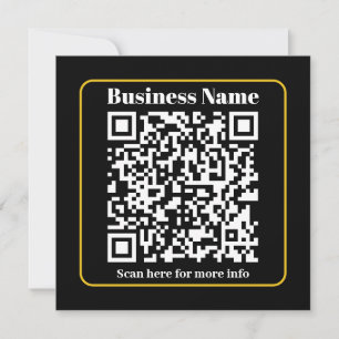 Cartes Pour Fêtes Annuelles Créer un code QR d'entreprise instantanément scann